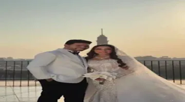 أول لقطات من زفاف محمد شاهين والمنتجة رشا الظنحاني