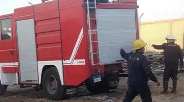 إخماد حريق اندلع في مسكن بمدينة طوخ في محافظة القليوبية