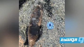 إزالة آثار الحرب من طريق المطار في طرابلس