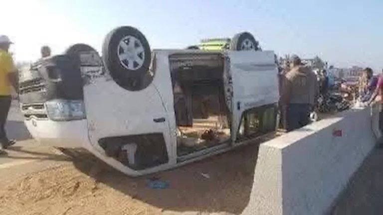 إصابة 19 مراقبًا في امتحانات الثانوية العامة بحوادث طرق في أسيوط وقنا