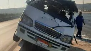 إصابة سبعة أفراد جراء انقلاب سيارة ميكروباص على طريق مصر الإسماعيلية إصابة سبعة أفراد جراء انقلاب سيارة ميكروباص على طريق مصر الإسماعيلية