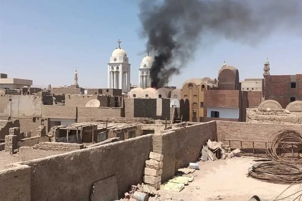 إطفاء حريق صغير في مستودع بكنيسة العذراء مريم في الأقصر
