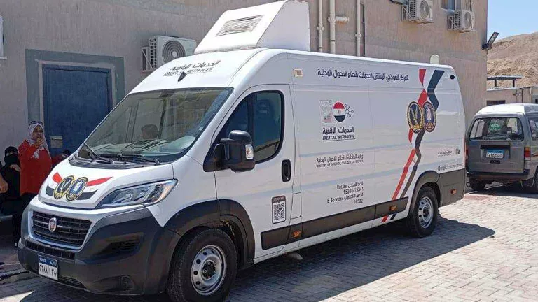 إطلاق المركبات المتنقلة لشئون الأحوال المدنية لتلبية احتياجات سكان وديان جنوب سيناء إطلاق المركبات المتنقلة لشئون الأحوال المدنية لتلبية احتياجات سكان وديان جنوب سيناء