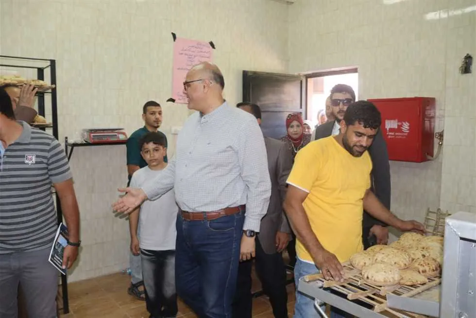 إطلاق مخبز نصف آلي في منطقة الإسكان الاجتماعي بعرب العليقات في الخانكة إطلاق مخبز نصف آلي في منطقة الإسكان الاجتماعي بعرب العليقات في الخانكة