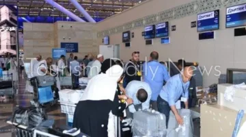 إعلانات بخصوص أرقام رحلات المغادرة في فنادق حجاج القرعة وتفعيل جسر جوي لعودتهم
