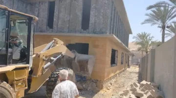 إلغاء 13 حالة بناء غير قانوني على الأراضي المملوكة للدولة في مركز كرداسة بالجيزة