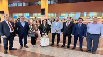 إلهام شاهين تعبر عن رأيها بعد عودتها إلى مصر قادمة من العراق (صور)