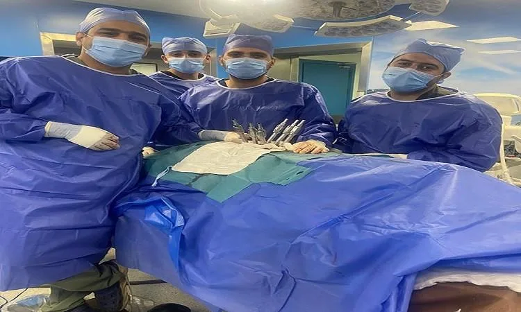 إنجاز طبي في مستشفيات جامعة بنها: تثبيت الفقرات القطنية بطريقة غير جراحية إنجاز طبي في مستشفيات جامعة بنها: تثبيت الفقرات القطنية بطريقة غير جراحية