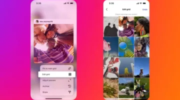 إنستغرام introduces feature to “rearrange posts.”