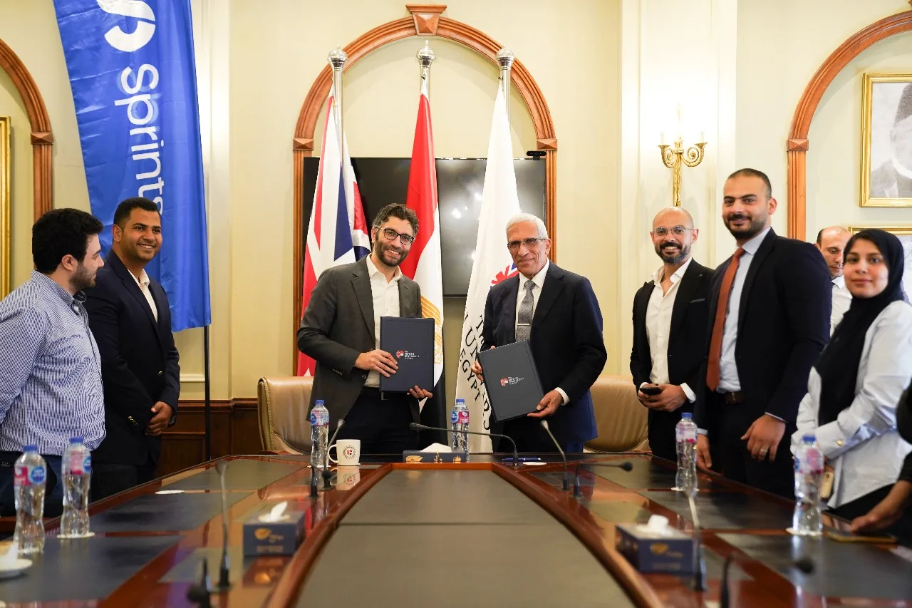 اتفاقية استراتيجية حديثة بين منصة سبرنتس التعليمية والجامعة البريطانية بمصر اتفاقية استراتيجية حديثة بين منصة سبرنتس التعليمية والجامعة البريطانية بمصر