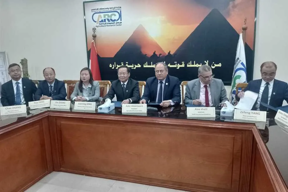 اجتماع رئيس «البحوث الزراعية» مع وفد من جامعة صينية: التفاصيل اجتماع رئيس «البحوث الزراعية» مع وفد من جامعة صينية: التفاصيل