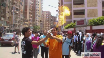 احتفالات وأهازيج في نهاية ماراثون امتحانات الشهادة الإعدادية بالدقهلية