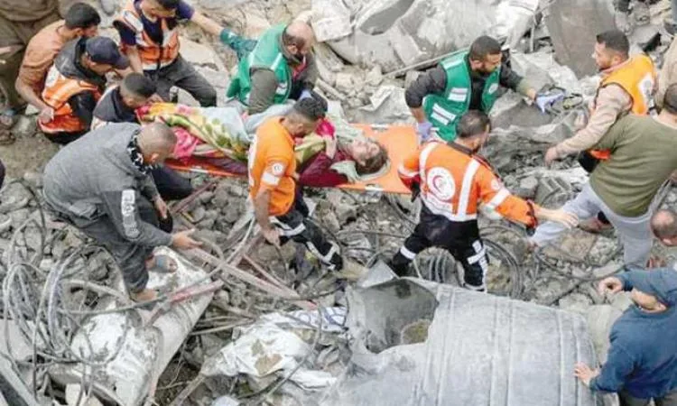 استشهاد ثلاثة فلسطينيين نتيجة غارة إسرائيلية على خان يونس في جنوب غزة
