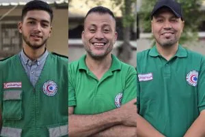 استشهاد صحفي وثلاثة متطوعين طبيين جراء غارة إسرائيلية في غزة استشهاد صحفي وثلاثة متطوعين طبيين جراء غارة إسرائيلية في غزة