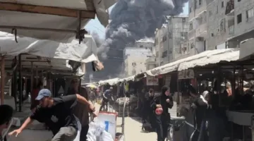 استشهاد فلسطينيين وجرحى جراء قصف خان يونس ودير البلح في غزة
