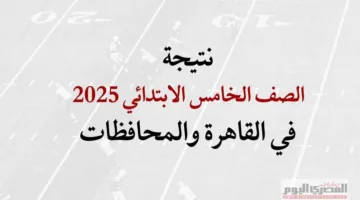 استفسار.. رابط نتائج الصف الخامس الابتدائي 2025 الفصل الدراسي الثاني برقم الجلوس عند إتاحتها