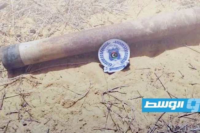 اكتشاف صاروخ غير مزود برأس حربي في منطقة بعين زارة اكتشاف صاروخ غير مزود برأس حربي في منطقة بعين زارة