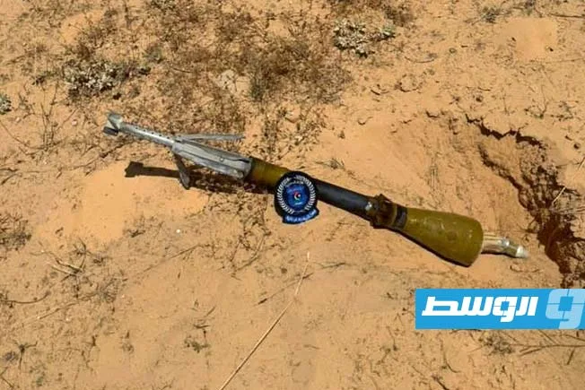 اكتشاف قذيفة “آر بي جي” غير متفجرة في الزاوية اكتشاف قذيفة “آر بي جي” غير متفجرة في الزاوية