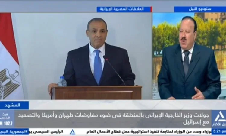 الأنور: مصر تبدأ محادثات مع إيران وفق شروط تحافظ على الأمن الإقليمي الأنور: مصر تبدأ محادثات مع إيران وفق شروط تحافظ على الأمن الإقليمي