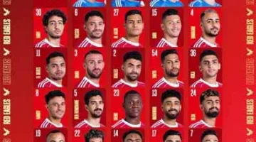 الأهلي يكشف عن قائمة لاعبي كأس العالم للأندية مع أرقام قمصانهم