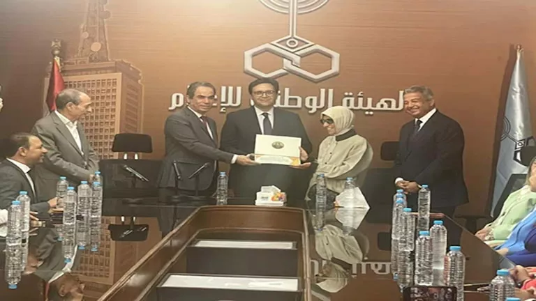 الإعلام الوطني يكرم هدى نجيب محفوظ (تفاصيل) الإعلام الوطني يكرم هدى نجيب محفوظ (تفاصيل)