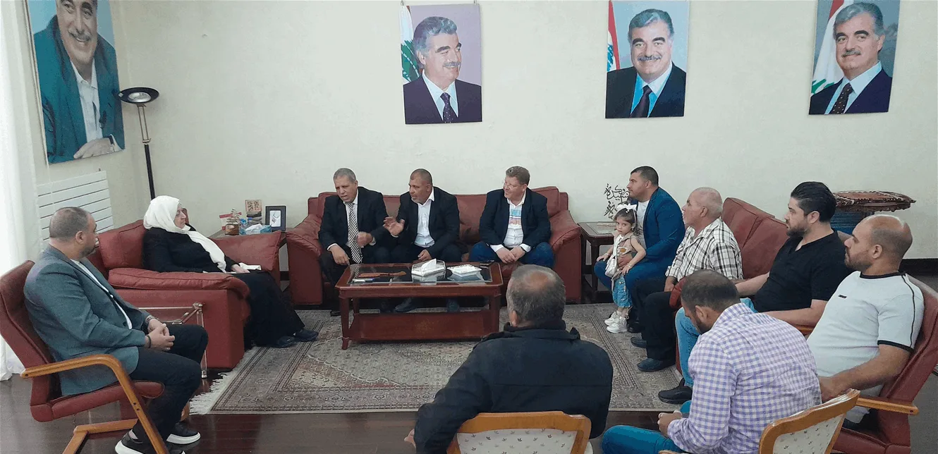 الحريري تتابع القضايا البلدية والتربوية والاجتماعية خلال اجتماعات في دارة مجدليون