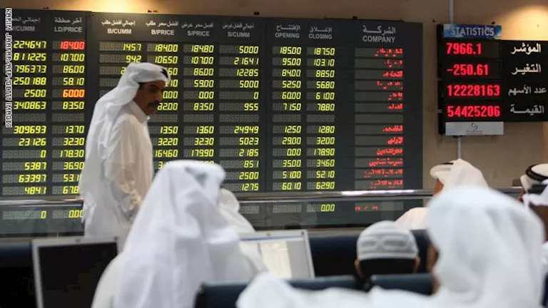 الخسائر تتفاقم في البورصات الخليجية خلال جلسات التداول اليوم الخسائر تتفاقم في البورصات الخليجية خلال جلسات التداول اليوم
