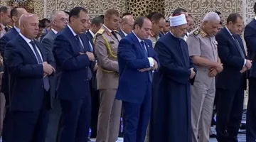 الرئيس السيسي: أطلب من الله أن يظل مصر محمية وأن يستمر تقدمها وازدهارها.