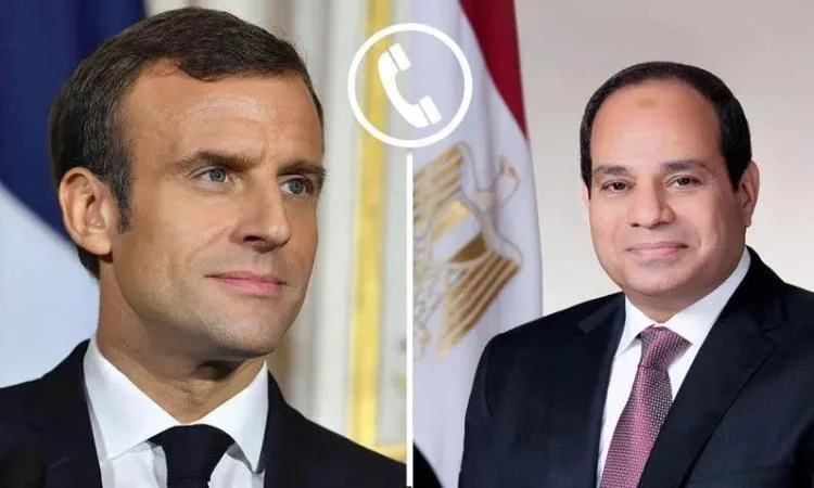 الرئيس السيسي والرئيس الفرنسي يناقشان آخر التطورات الإقليمية والدولية الرئيس السيسي والرئيس الفرنسي يناقشان آخر التطورات الإقليمية والدولية