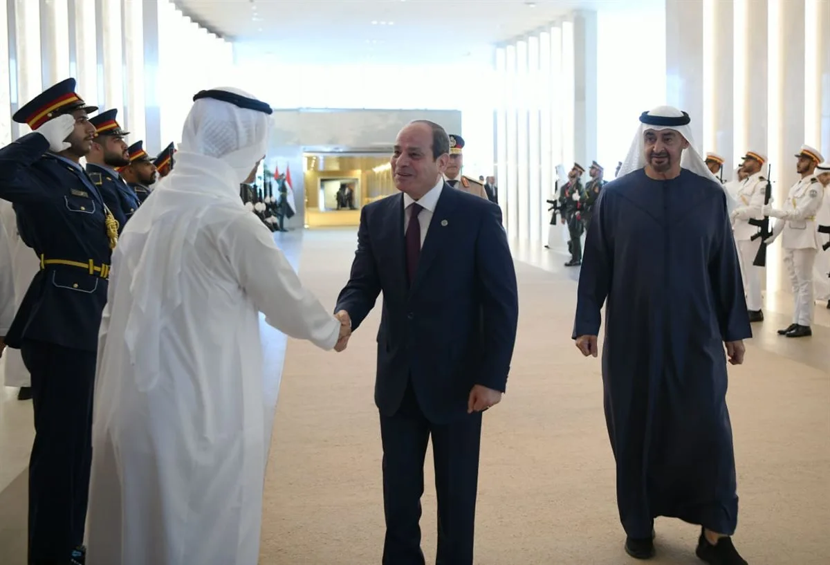 الرئيس السيسي ونظيره الإماراتي يُشددان على أهمية التوقف الفوري لإطلاق النار في غزة الرئيس السيسي ونظيره الإماراتي يُشددان على أهمية التوقف الفوري لإطلاق النار في غزة