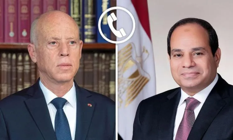 الرئيس السيسي يتلقى اتصالاً من نظيره التونسي بمناسبة عيد الأضحى المبارك الرئيس السيسي يتلقى اتصالاً من نظيره التونسي بمناسبة عيد الأضحى المبارك
