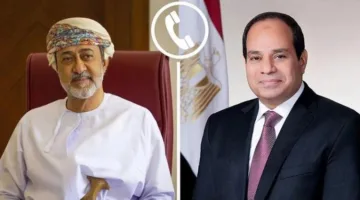 الرئيس السيسي يتلقى تهنئة بعيد الأضحى من السلطان هيثم بن طارق عبر اتصال هاتفي