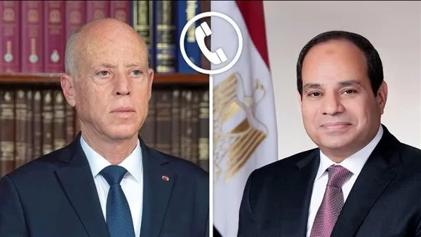الرئيس السيسي يتلقى مكالمة من رئيس تونس لتهنئته بعيد الأضحى الرئيس السيسي يتلقى مكالمة من رئيس تونس لتهنئته بعيد الأضحى
