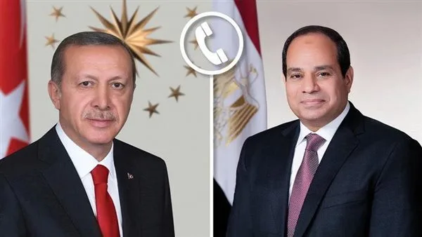 السيسي وأردوغان يتناولان قضايا المنطقة والتوترات الإسرائيلية فيها السيسي وأردوغان يتناولان قضايا المنطقة والتوترات الإسرائيلية فيها