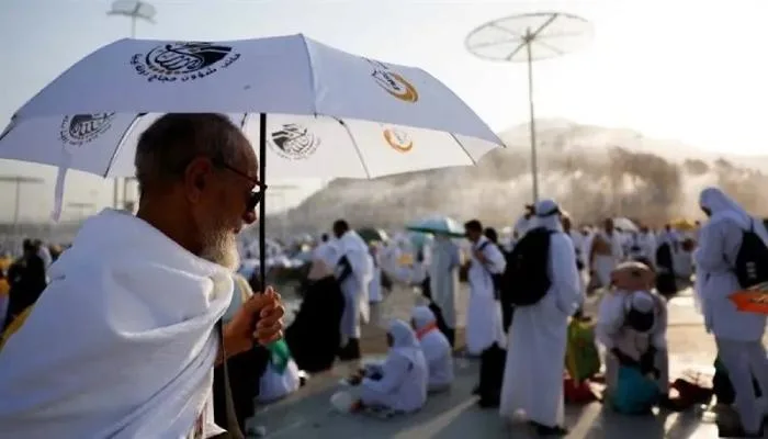الصحة السعودية: انخفاض حالات الإجهاد الحراري بين الحجاج بنسبة 90% مقارنة بالسنة الماضية الصحة السعودية: انخفاض حالات الإجهاد الحراري بين الحجاج بنسبة 90% مقارنة بالسنة الماضية