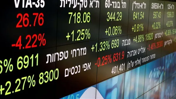 الصواريخ الإيرانية تؤثر سلبًا على مؤشرات بورصة تل أبيب الصواريخ الإيرانية تؤثر سلبًا على مؤشرات بورصة تل أبيب