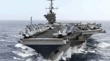 الطراد الأمريكي USS Nimitz يبحر نحو منطقة الشرق الأوسط