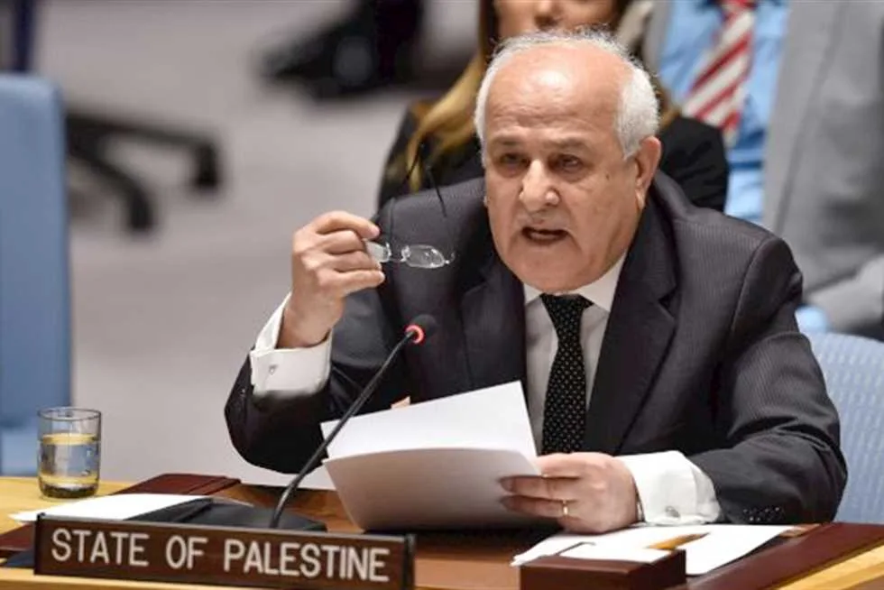 «القرار بيدنا».. مندوب فلسطين لدى الأمم المتحدة: إسرائيل لن تحدد مصير دولتنا «القرار بيدنا».. مندوب فلسطين لدى الأمم المتحدة: إسرائيل لن تحدد مصير دولتنا