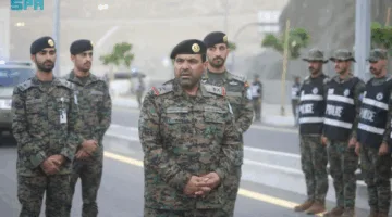 اللواء الركن عوض العنزي يزور وحدات الأمن خلال موسم حج 1446هـ