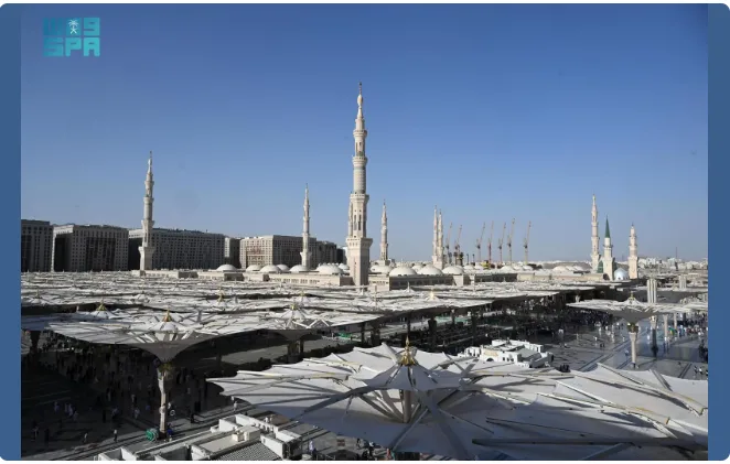 المدينة المنورة تودع حجاج بيت الله وتستقبل الزوار المحليين خلال عطلة عيد الأضحى المدينة المنورة تودع حجاج بيت الله وتستقبل الزوار المحليين خلال عطلة عيد الأضحى