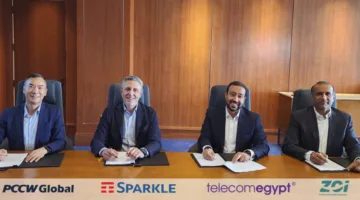 المصرية للاتصالات تتشارك مع ZOI وPCCW وSparkle لربط قارات آسيا وأفريقيا وأوروبا.
