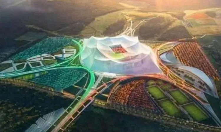 المغرب يشيد استاد بنسليمان تحضيراً لمونديال 2030 المغرب يشيد استاد بنسليمان تحضيراً لمونديال 2030