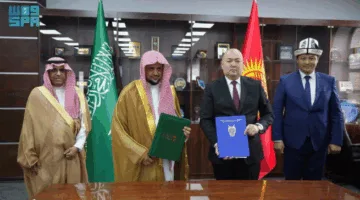 النائب العام يلتقي نظيره من قرغيزستان ويوقعان اتفاقية تعاون.