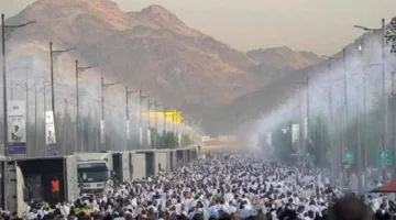 انطلاق الحجاج من مشعر منى للمتعجلين قبل غروب شمس اليوم الثاني من أيام التشريق