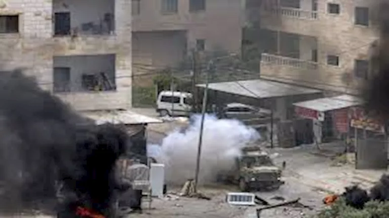 انفجار جهاز تفجيري في مركبة إسرائيلية في قلب جنين