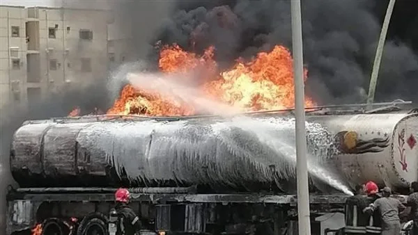 انفجار سيارة مملوءة بالبنزين في محطة وقود بالعاشر من رمضان… وإصابة 7 عمال انفجار سيارة مملوءة بالبنزين في محطة وقود بالعاشر من رمضان… وإصابة 7 عمال