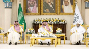 بالصور.. أمير الجوف يستقبل المهنئين بعيد الأضحى السعيد