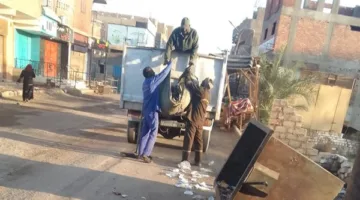 بالصور: إزالة 65 طنًا من النفايات في حملة تنظيف بجنوب الأقصر