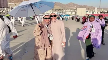 بالصور: ريهام حجاج وسعد الدين الهلالي أثناء تأدية شعائر الحج