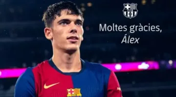 برشلونة يعلن انتقال أليكس فالي إلى نادي كومو